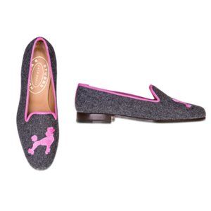 Stubbs & Wootton Wool Poodle Embroidered Loafer